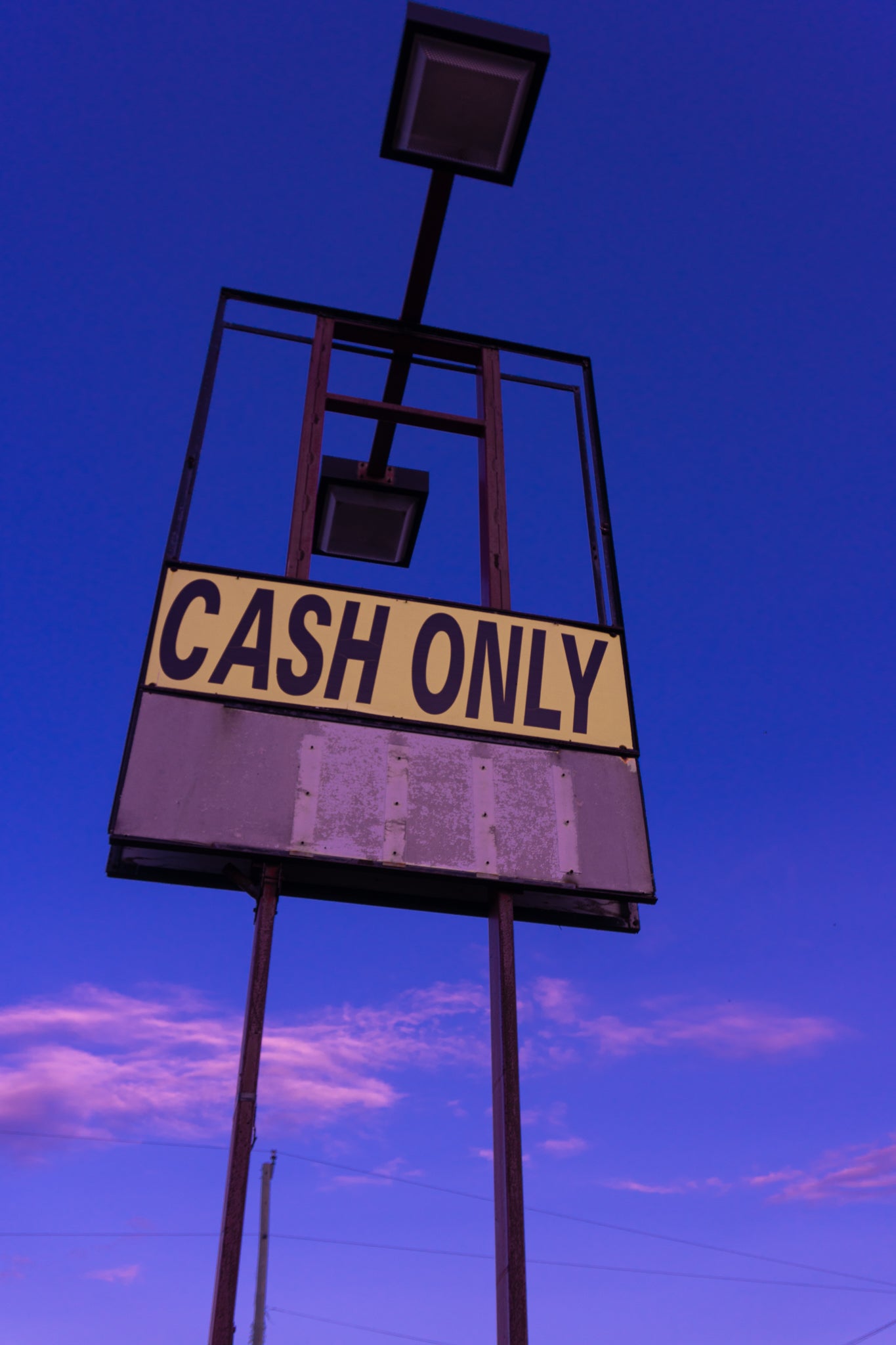 CASH ONLY